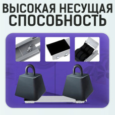 Подставка металлическая на колесах для перемещения бытовой техники и мебели